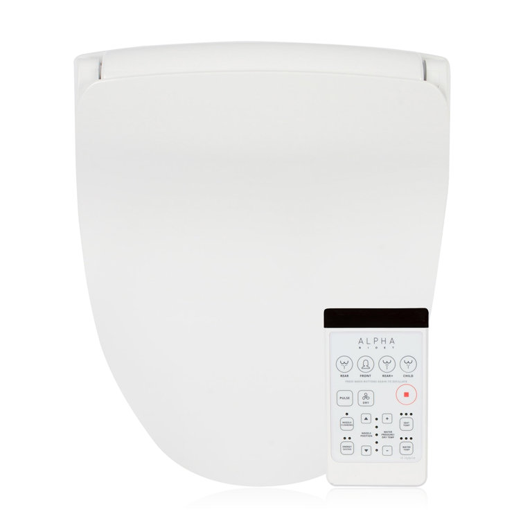 ALPHA BIDET Elongated Toilet Seat Bidet & Reviews Wayfair